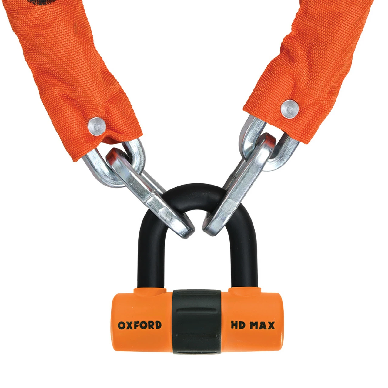 Oxford HD Chain Lock 1.5mtr Orange 3 Oxford HD Chain Lock 1.5mtr Orange