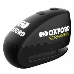 Oxford Screamer 7 Alarm Disc Lock - Black / Black