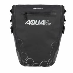 Oxford Aqua V 32 Double Pannier Bag Black