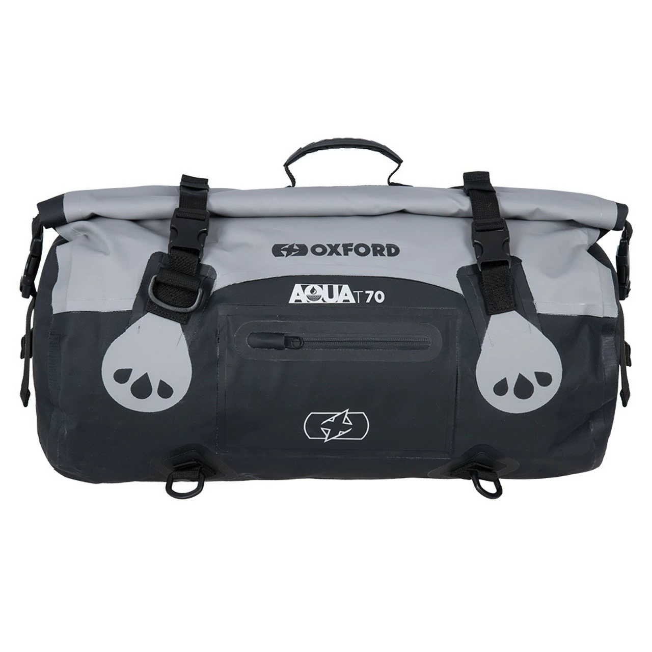 Oxford AQUA T-70 ROLL BAG - GREY/BLACK 3 Oxford AQUA T-70 ROLL BAG - GREY/BLACK